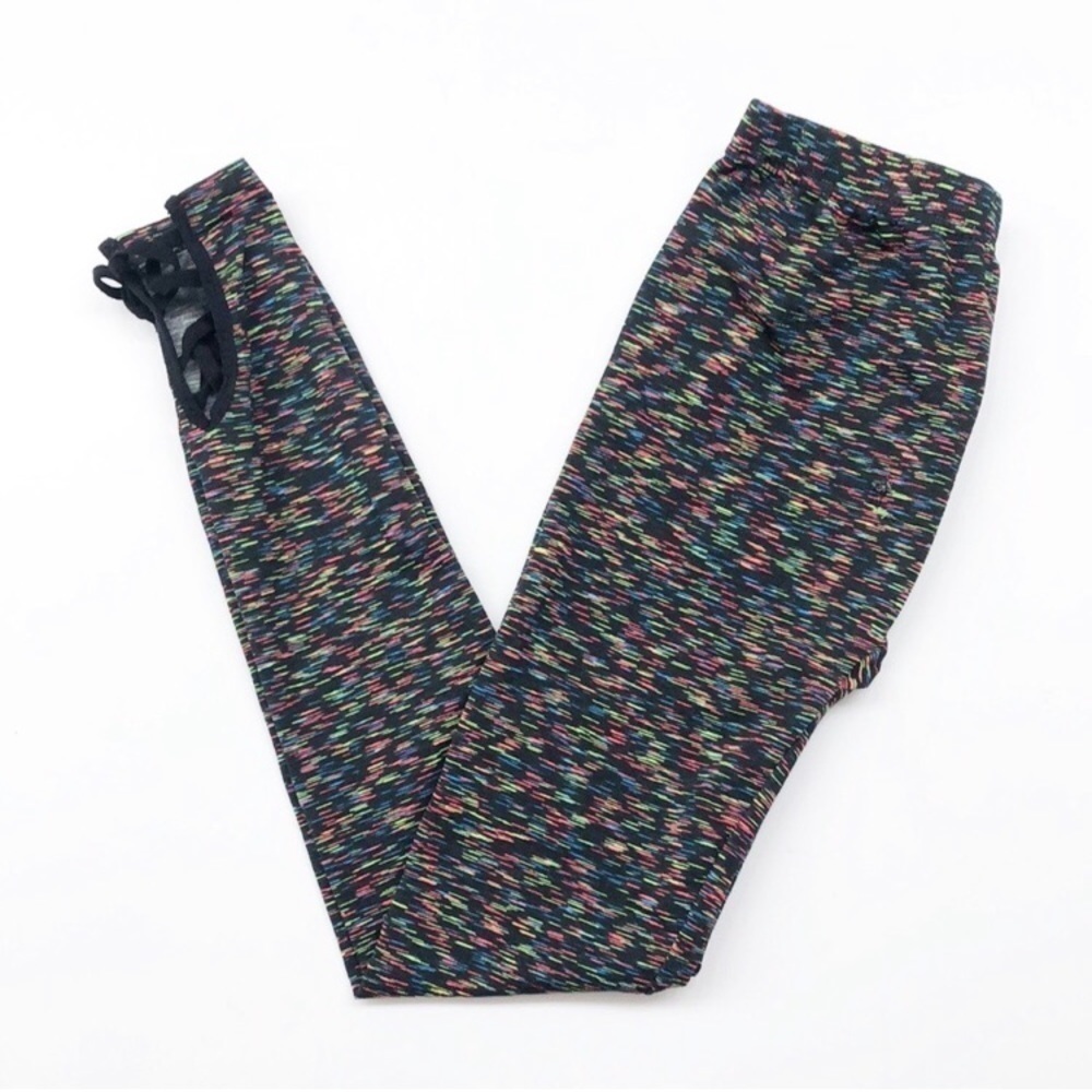 Charlotte girls multicolored dance/workout leggings
